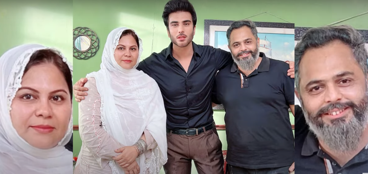 Imran abbas with parents