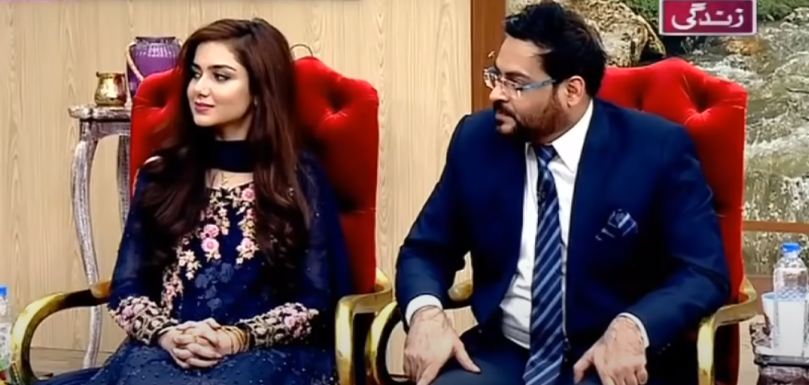 Syeda Toba anwar with dr Amir liaqat